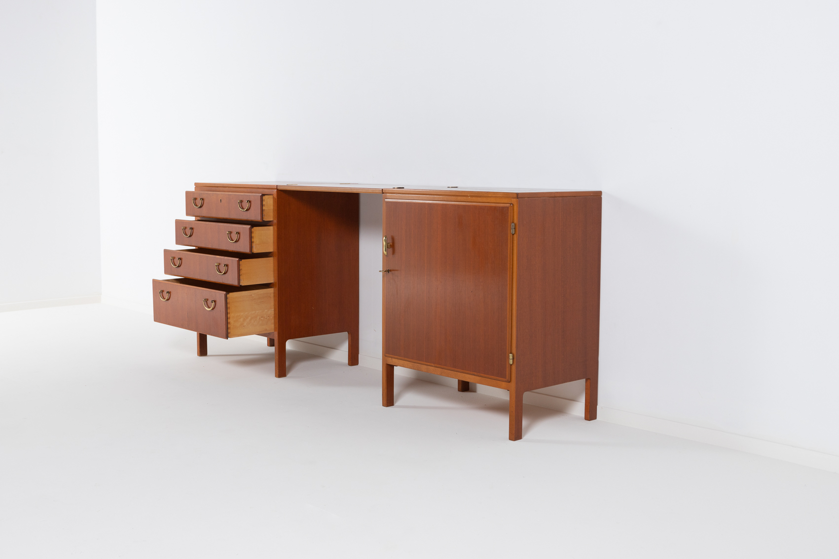 1950’s Swedish Mid-century Modern Sideboard From David Rosen By Nordiska Kompaniet image 3