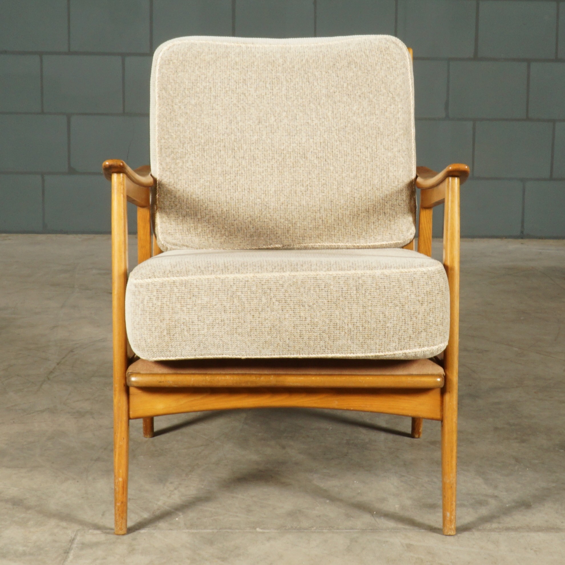 Set Deense Lougefauteuils – Notenhout – Jaren 60 image 10