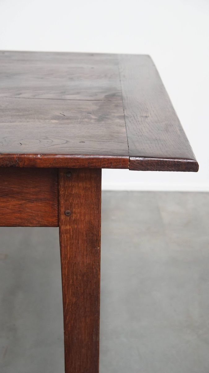 Zeer Charmante En Grote Antieke Franse Boeren Xxl Eettafel Met Een Mooi Patina image 8