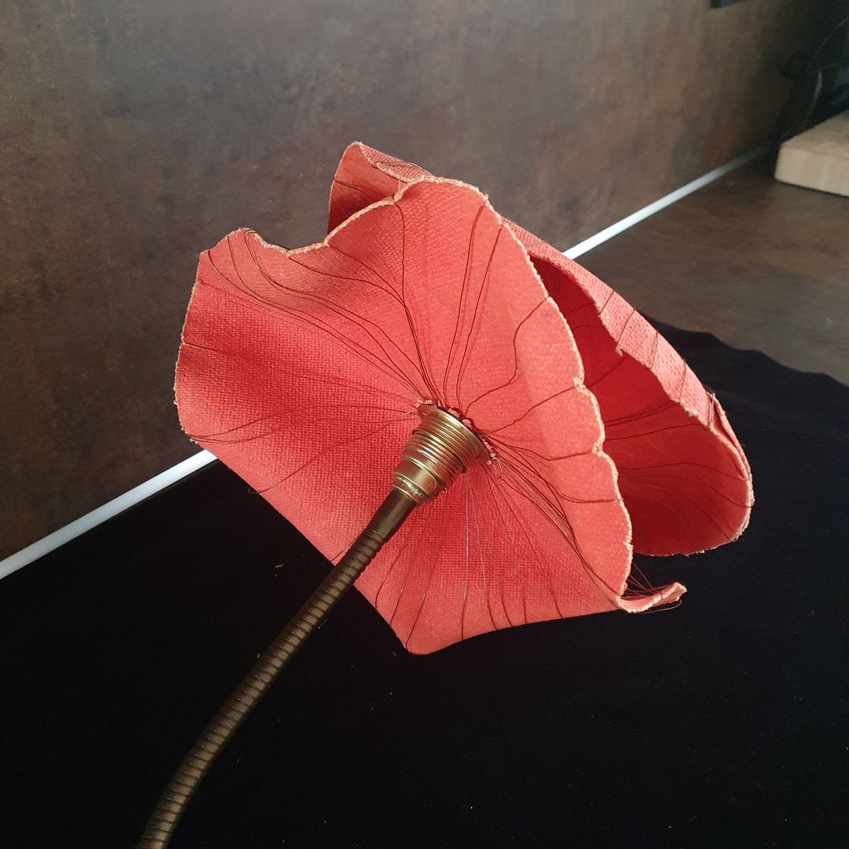 Wandlamp - Vorm Van Bloem - Bloemenlamp - Buigbaar - Rood image 4