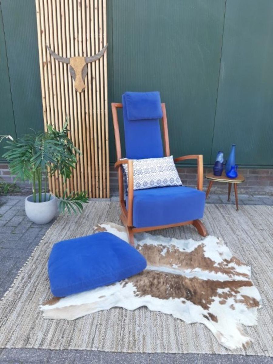Design Schommelstoel | Jaren 80 90 | Art Deco Stijl Fauteuil image 9