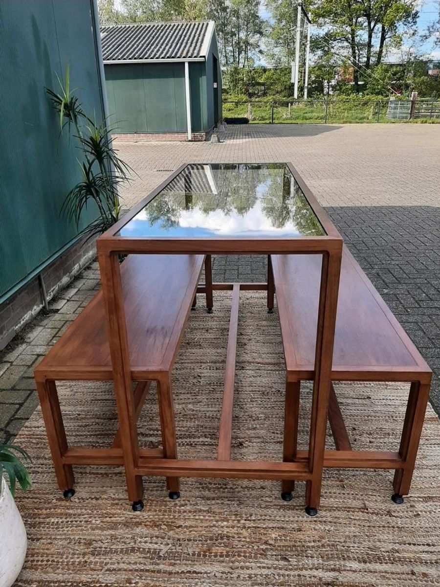 Hoge Glazen Tafel Presentatietafel Winkeldisplay Toonbank image 6