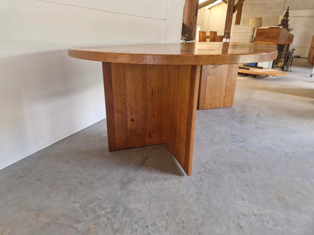 Vintage Massief Houten Uitschuifbare Eettafel Xl Design image 4
