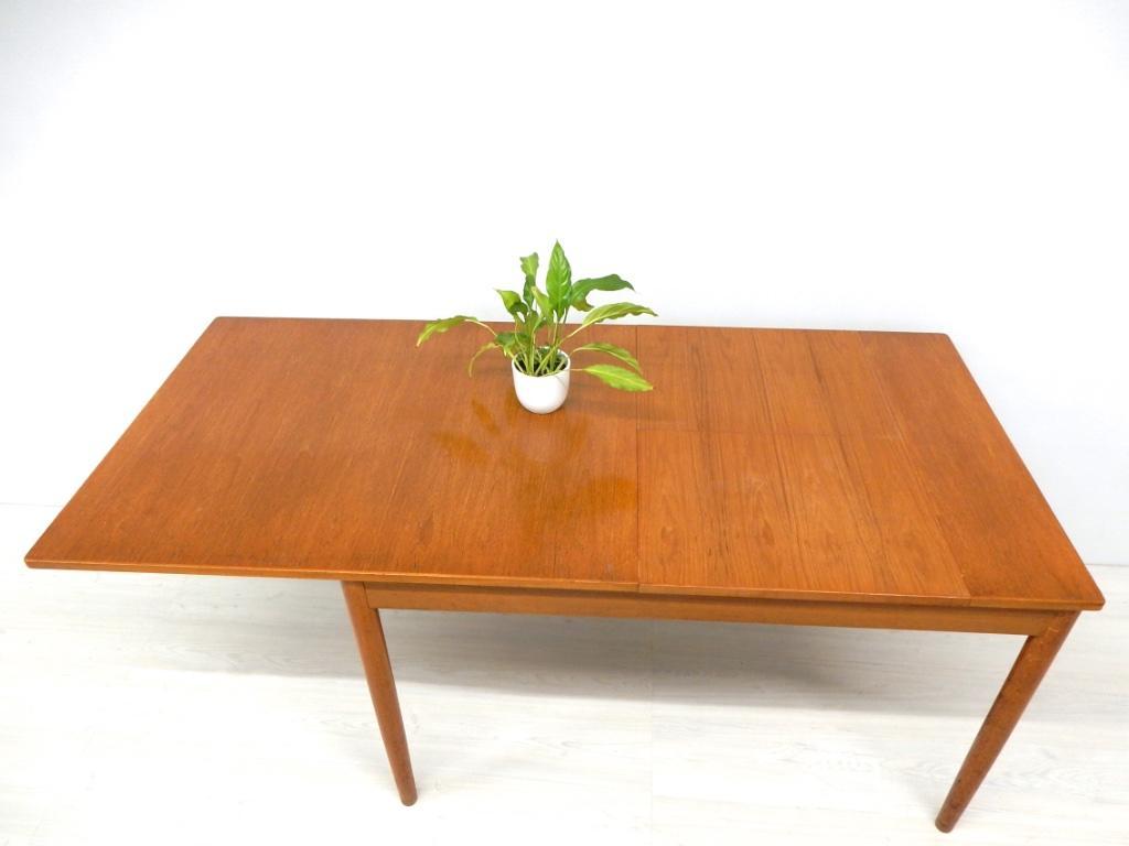 Retro Vintage Eettafel Tafel Jaren 60 Hout Uitschuiftafel image 3