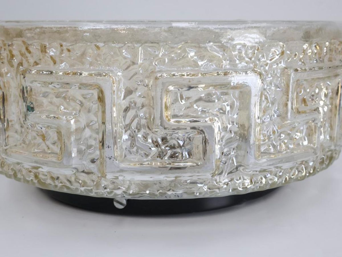 Vintage Plafondlamp | Glas | Jaren 70 image 7