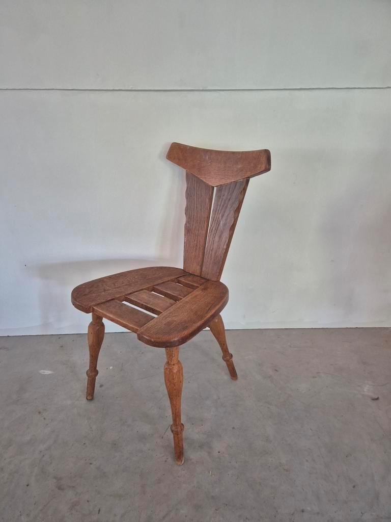 Belgische Vintage Brutalist Stoel Design image 2