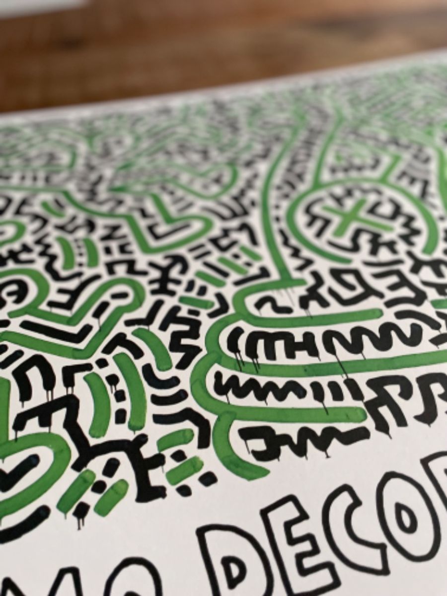 Keith Haring (1958-1990), Homo Decorans,1985, Anniversary Louisiana Archive, 2018 image 7