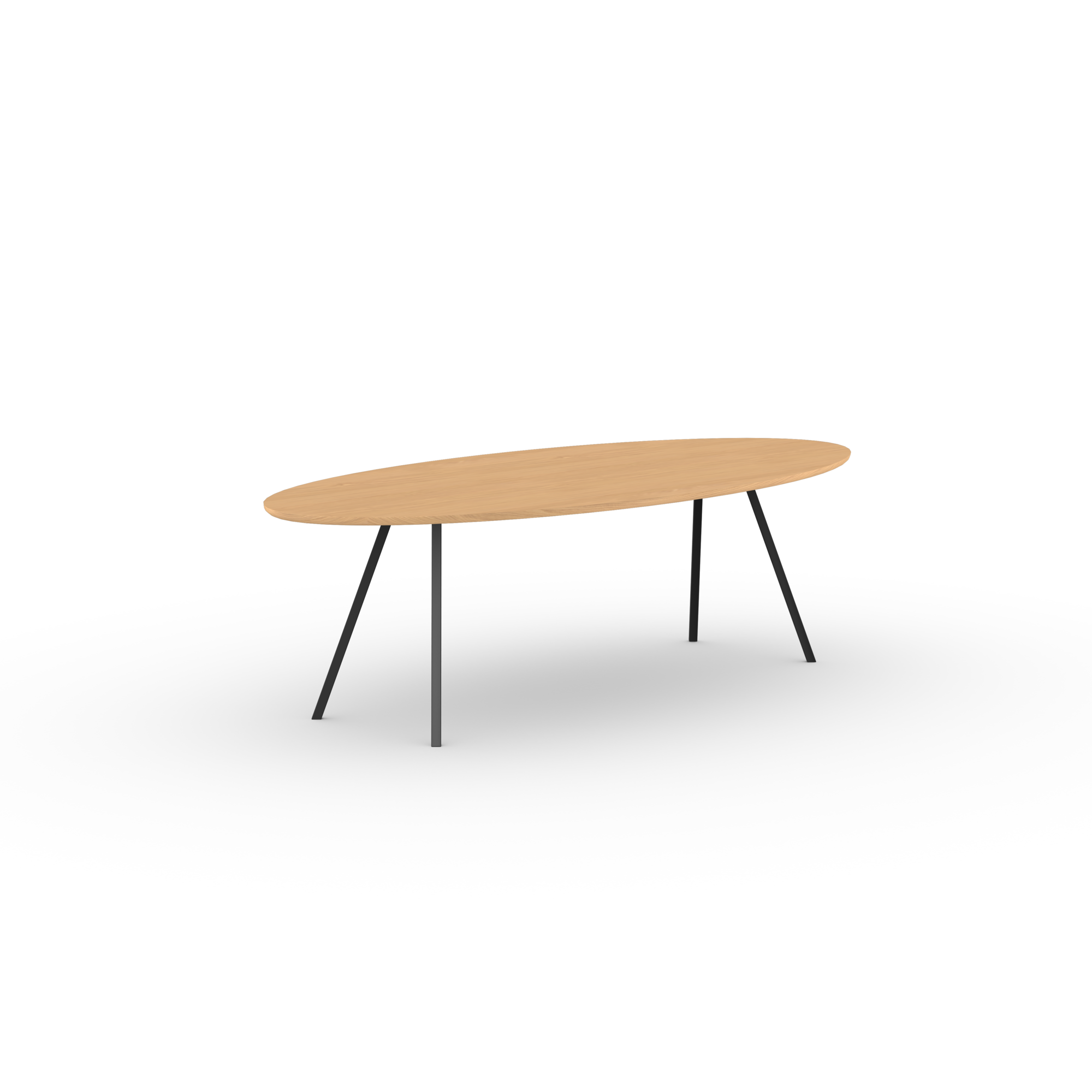 Studio Henk Eettafel Slim X Type Hardwax Olie Naturel, Ovaal image 2