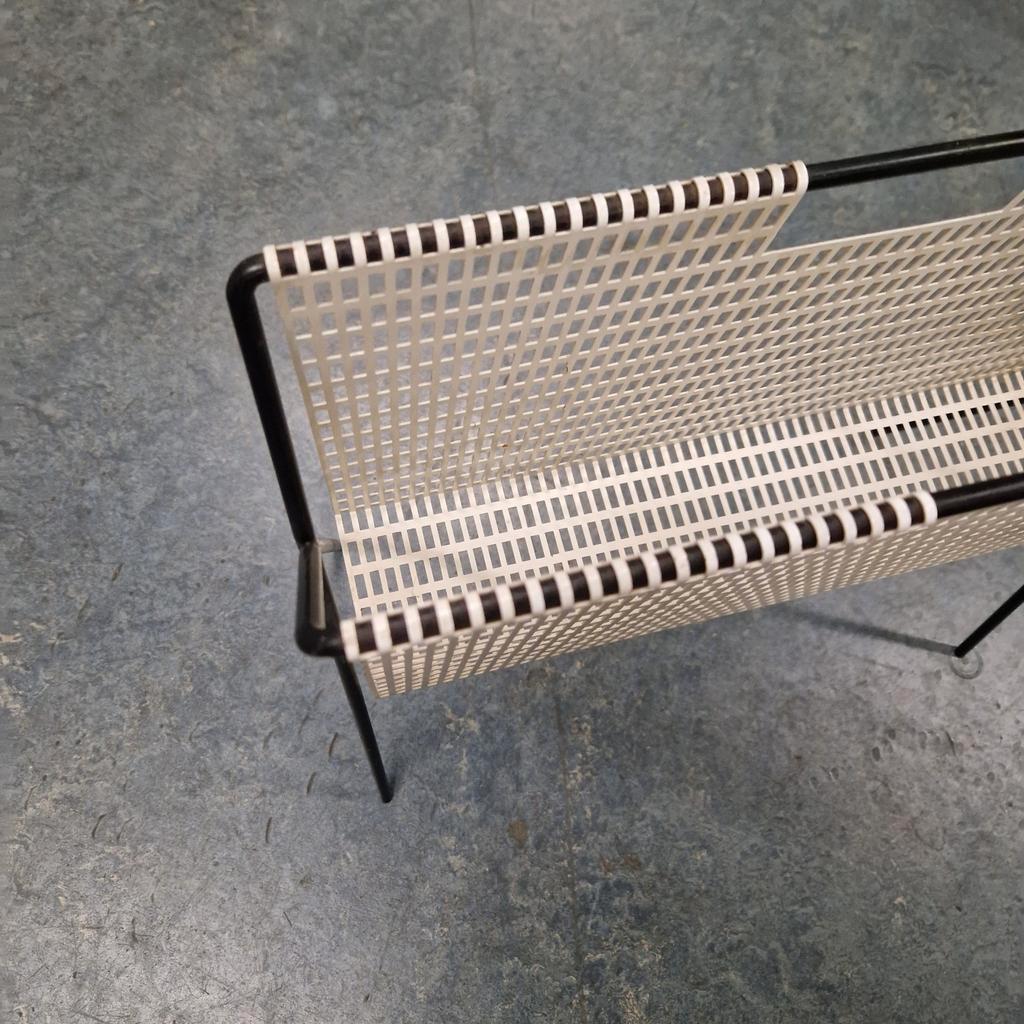 Vintage Lectuurrek Krantenbak Pikastro Stijl Fifties Design image 10