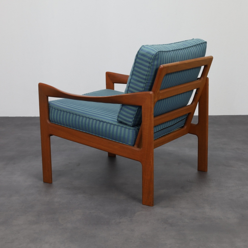 2x Fauteuil Illum Wikkelsö Niels <<<brand>>>, 1960s (setprijs) image 5