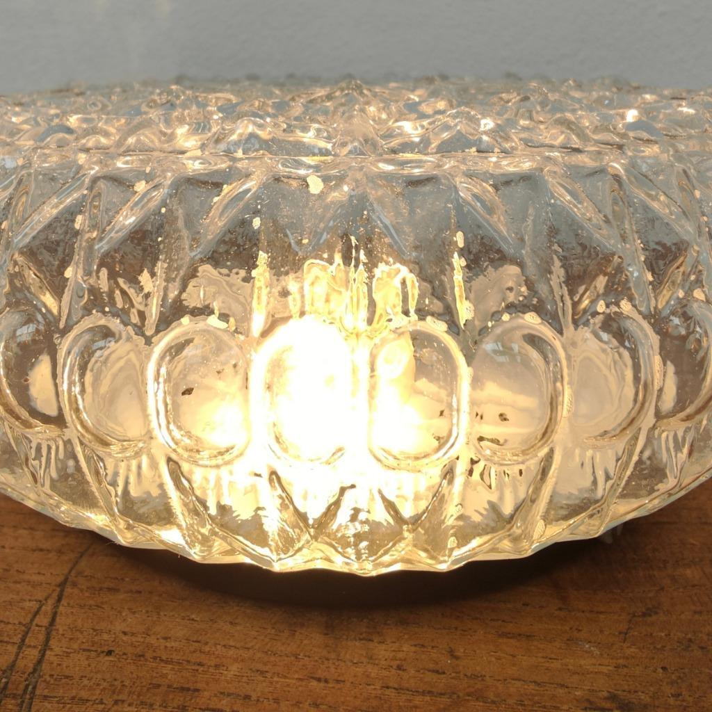 Vintage Plafonniere Retro Mid Century Glazen Plafondlamp 06 image 10