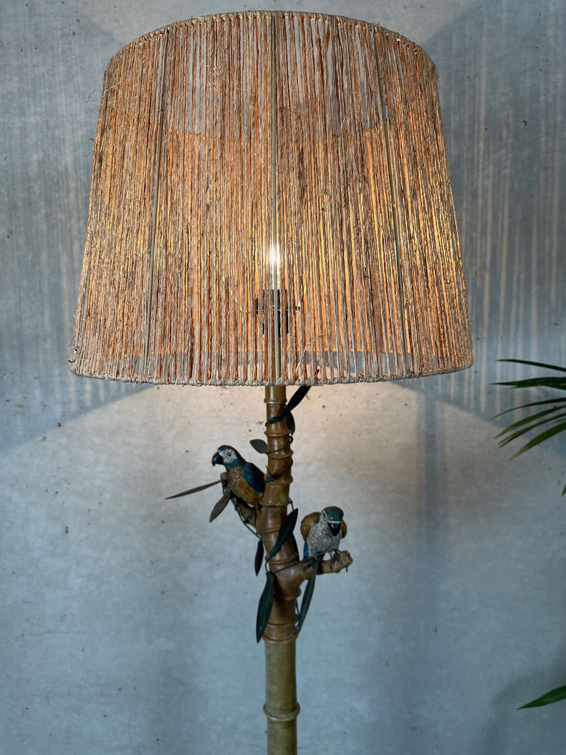 Vintage ‘botanical’ Vloerlamp image 4