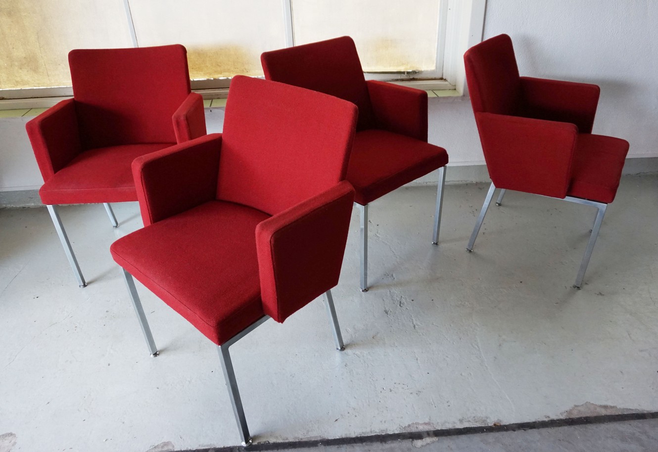 Armstoelen Van Hein Salomonson Voor Ap Originals, Set Van 4 - Moet Hergestoffeerd image 2