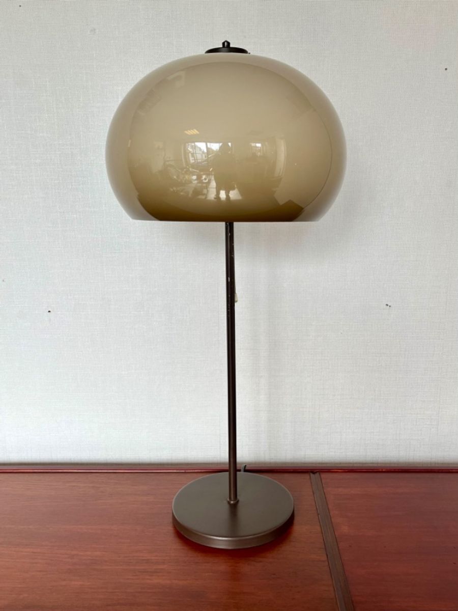 Hoge Vintage Dijkstra Mushroom Tafellamp ‘70 image 8