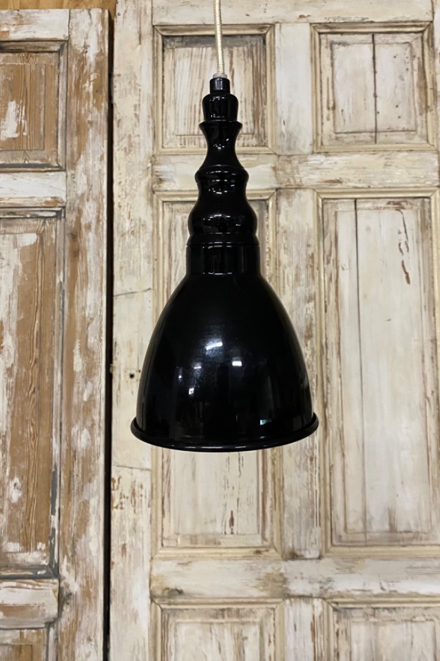 Zwart Metalen Hanglampen (3x), Design. image 6
