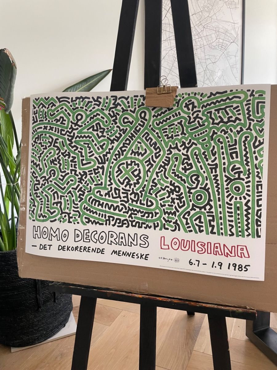 Keith Haring (1958-1990), Homo Decorans,1985, Anniversary Louisiana Archive, 2018 image 13