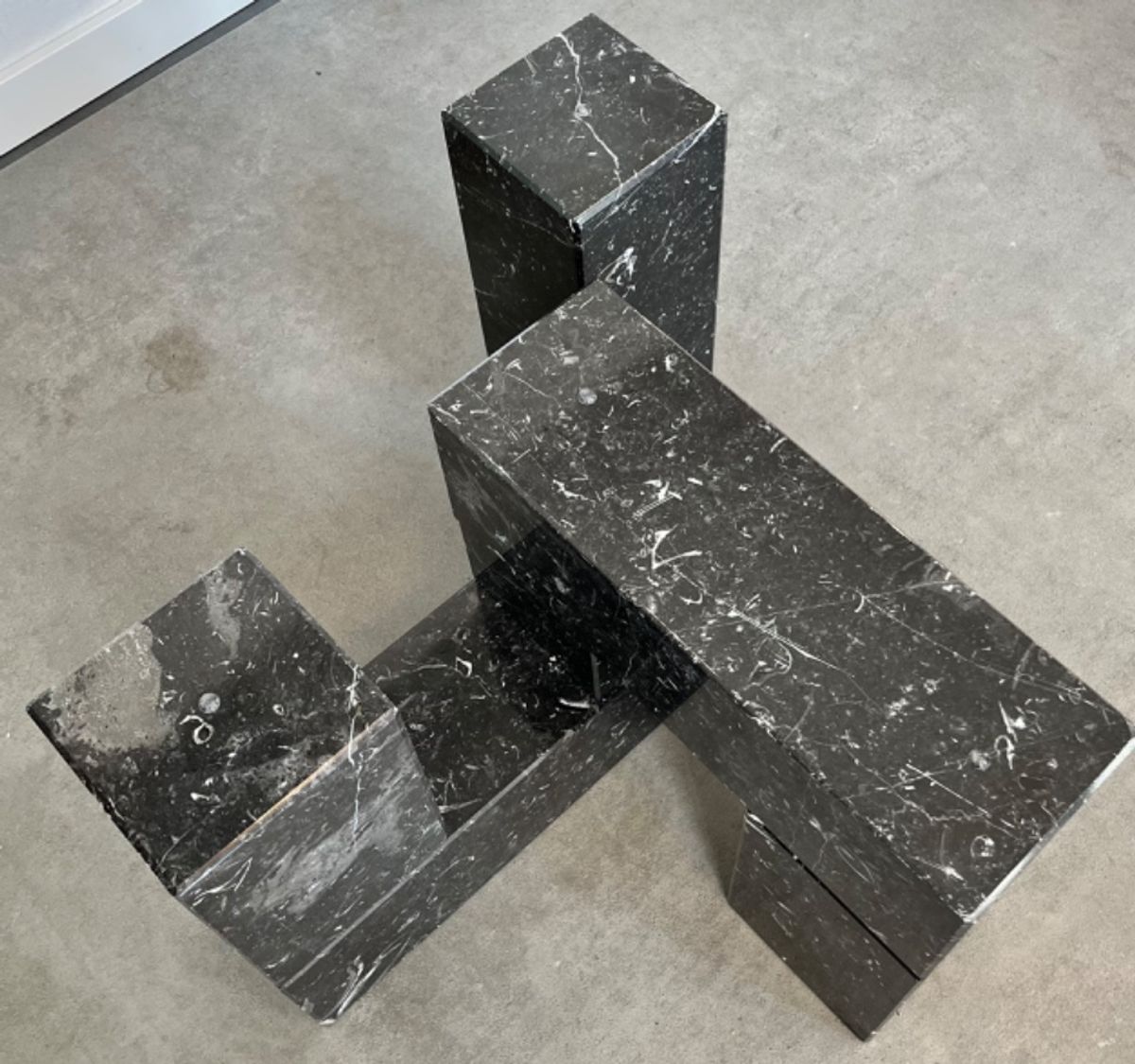 Vintage Modular Coffee Table Marble Glass Italy ‘70 image 12