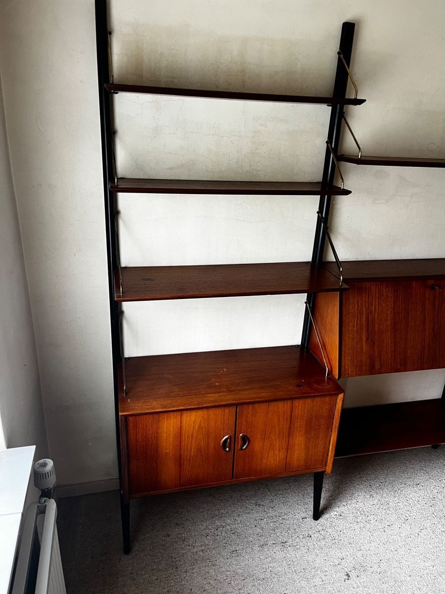 Prachtig Vintage Wandmeubel Van Wébé Door Louis Van Teeffelen image 17