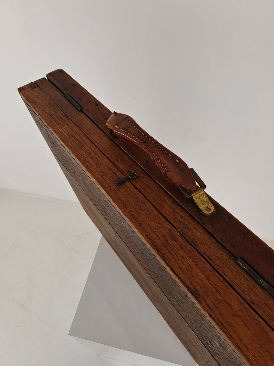 Antieke Draagbare Lessenaarkast – Circa 1920 image 8