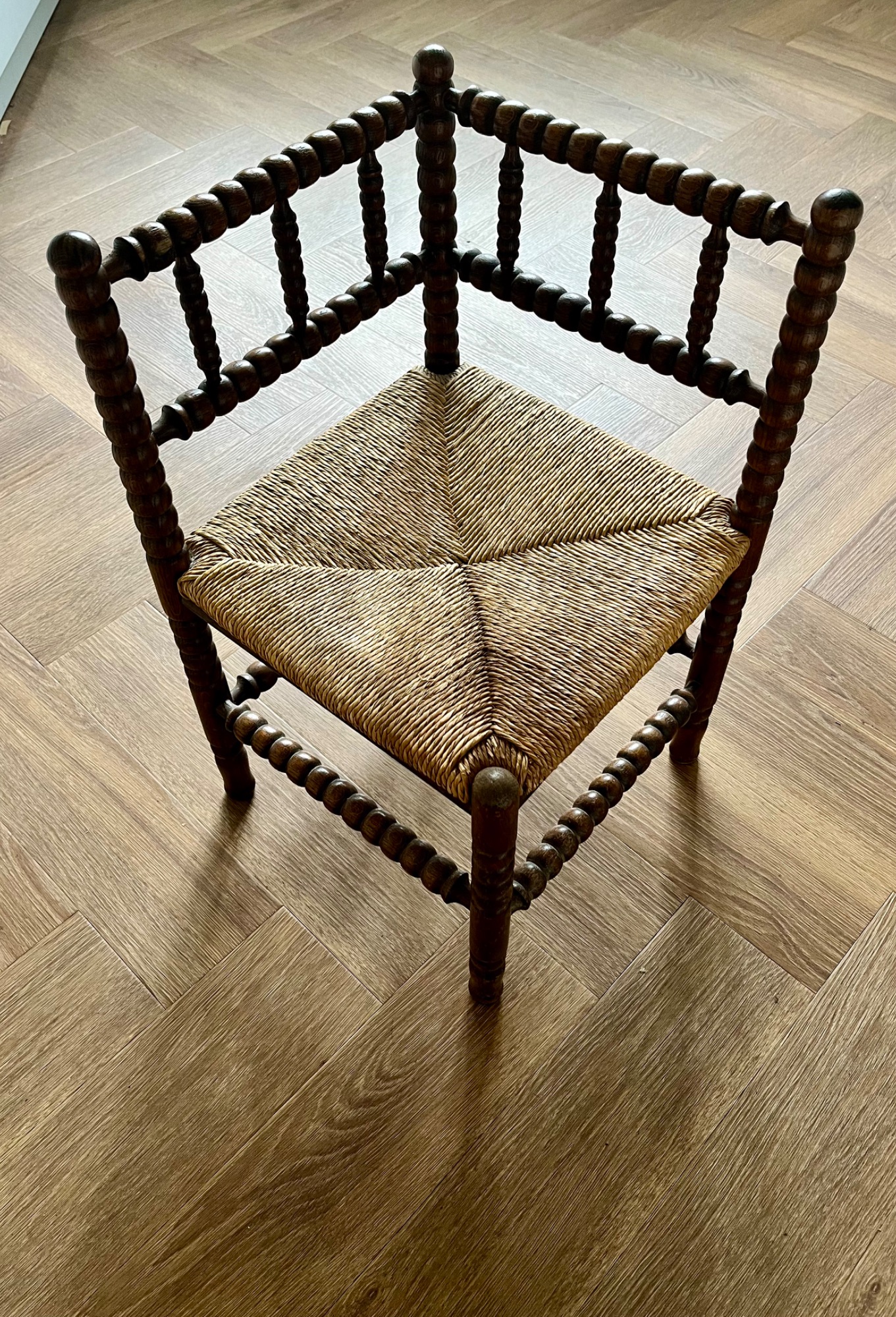 Vintage Knobbel Stoel / Bobbin Chair image 2