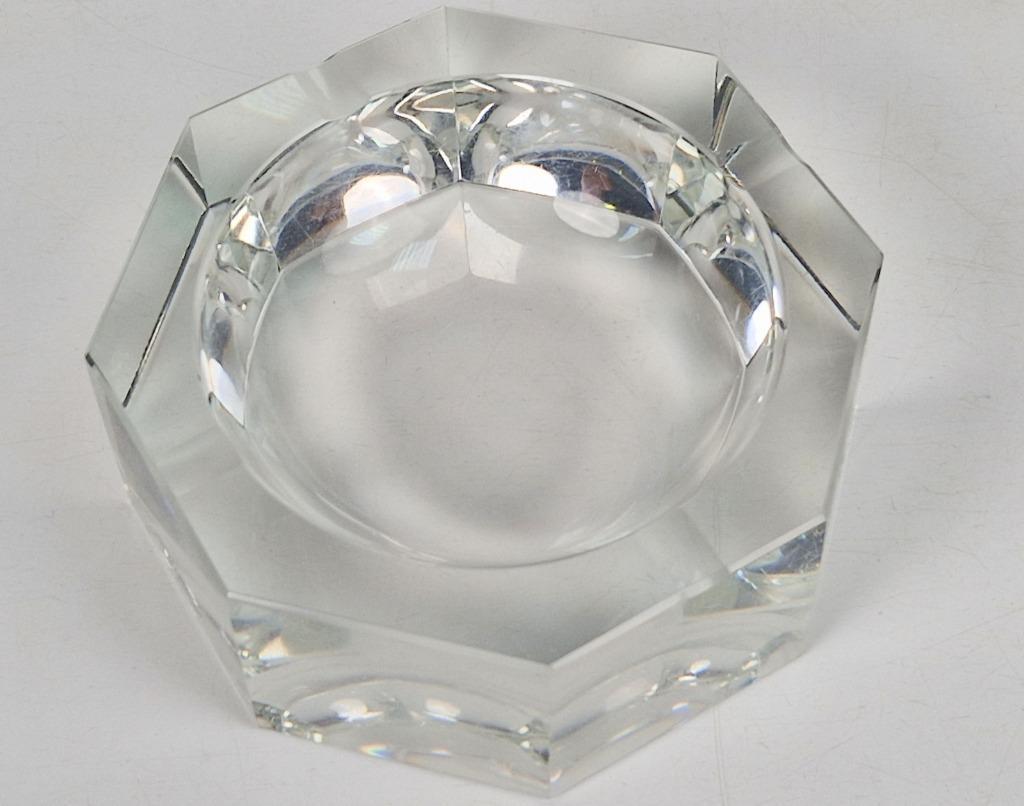 Mid-century Moser Kristallen Asbak Gemerkt ‘50 Kristal Rare image 14