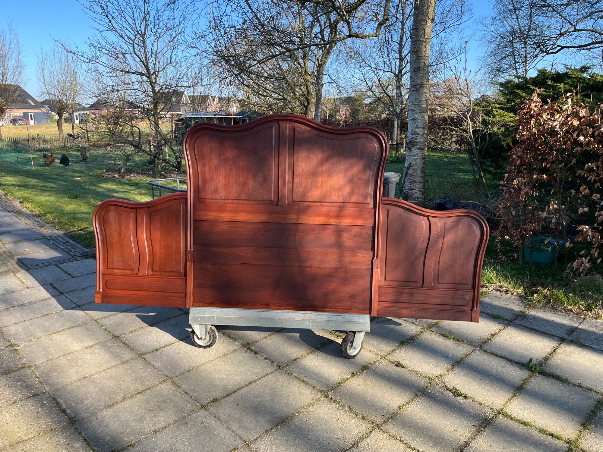 Hoofdbord, Eikenhout image 2