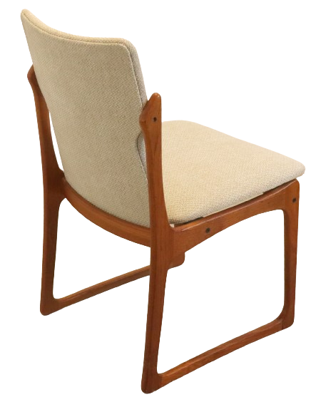 Set 4 Vamdrup Vintage Stoelen Deens Reupholstered image 13