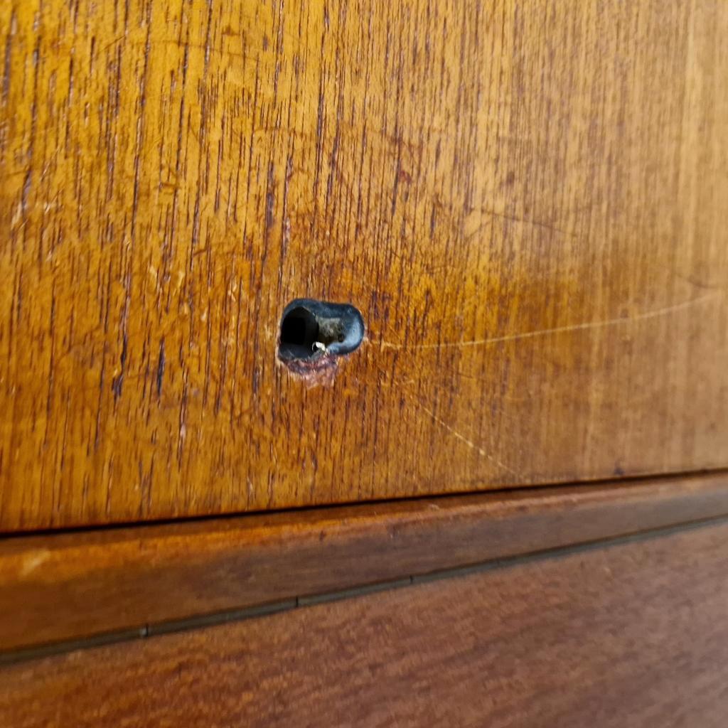 Vintage Kast Highboard Hilker Wandkast Dressoir Bar Bureau image 21