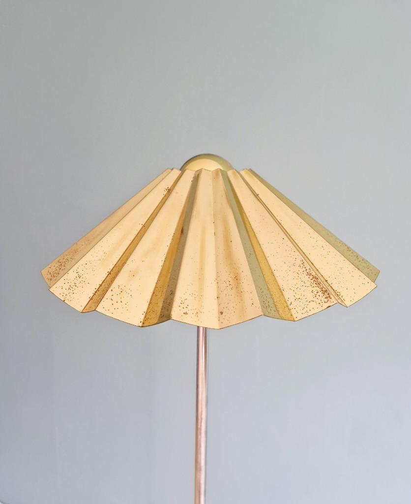 Lampe Sur Pied En Métal Chromé Et Laiton, 1970 image 15