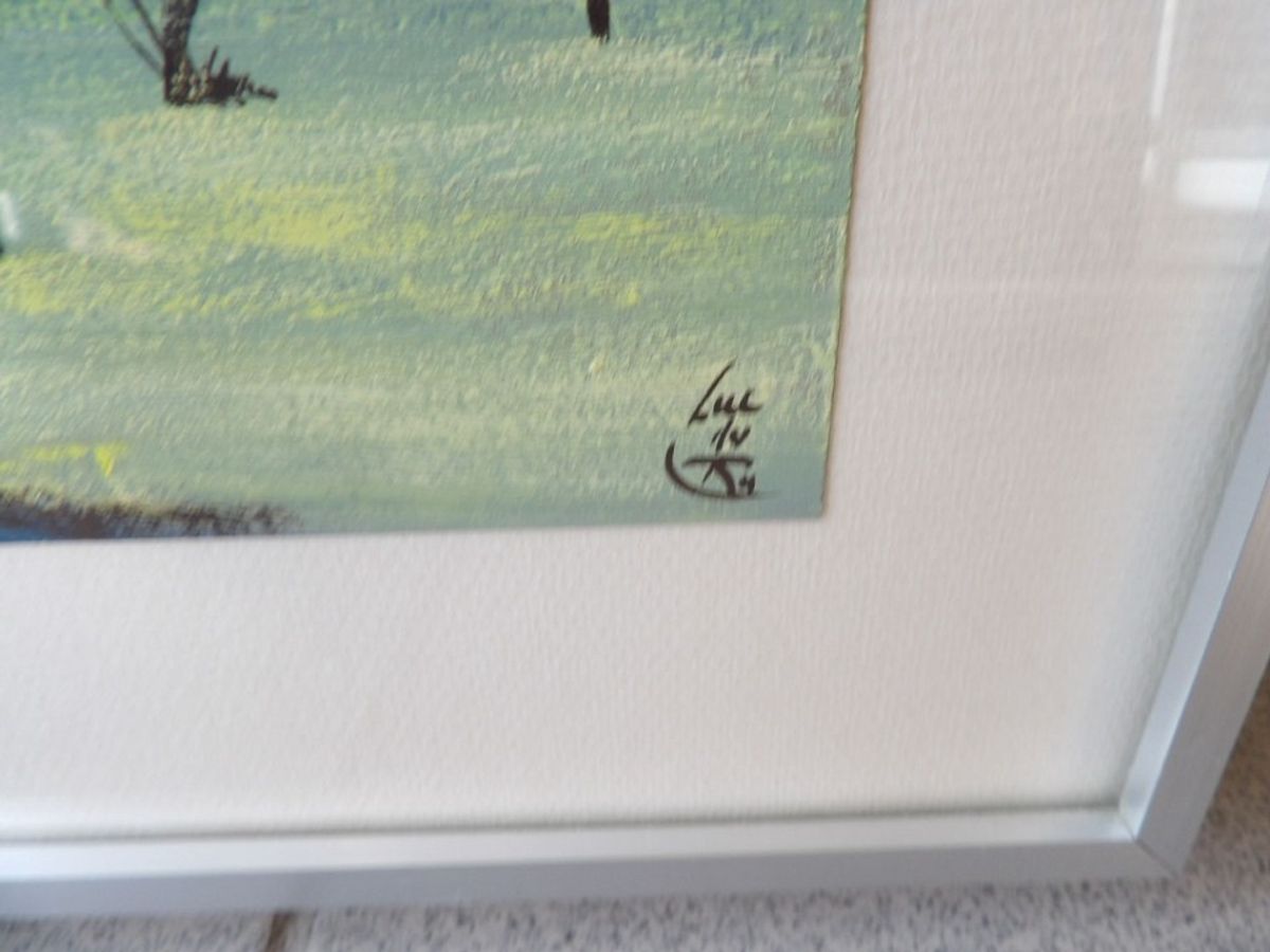Luc De Ro Blauw Landschap image 15