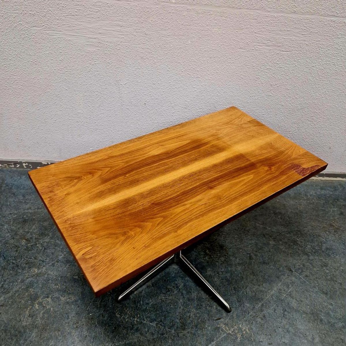 60's Vintage Draaibare Bijzettafel Tv Kastje Audio Meubel image 4