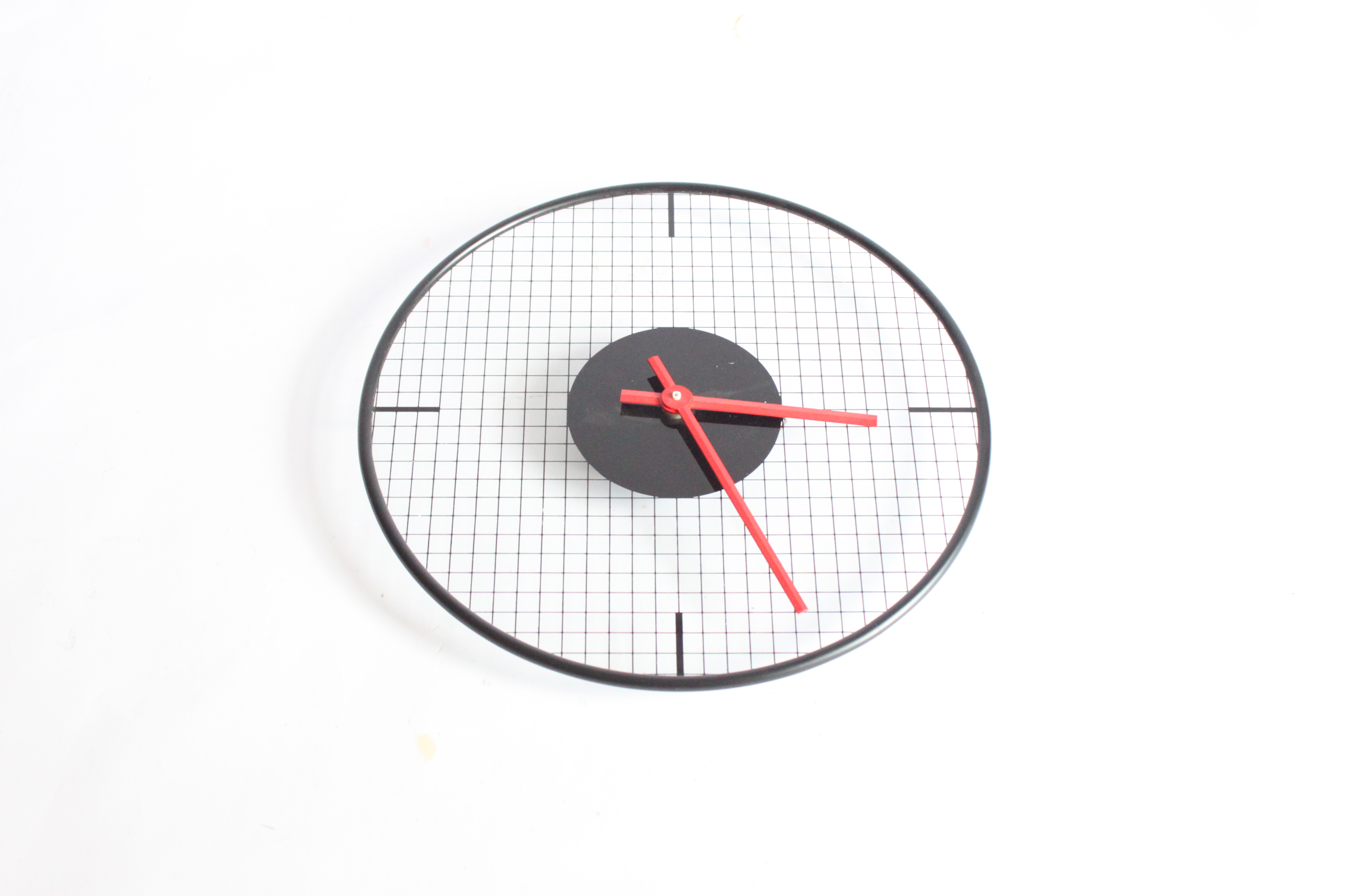 Minimalist Junghans Transparent Wall Clock, Germany 1990s image 10
