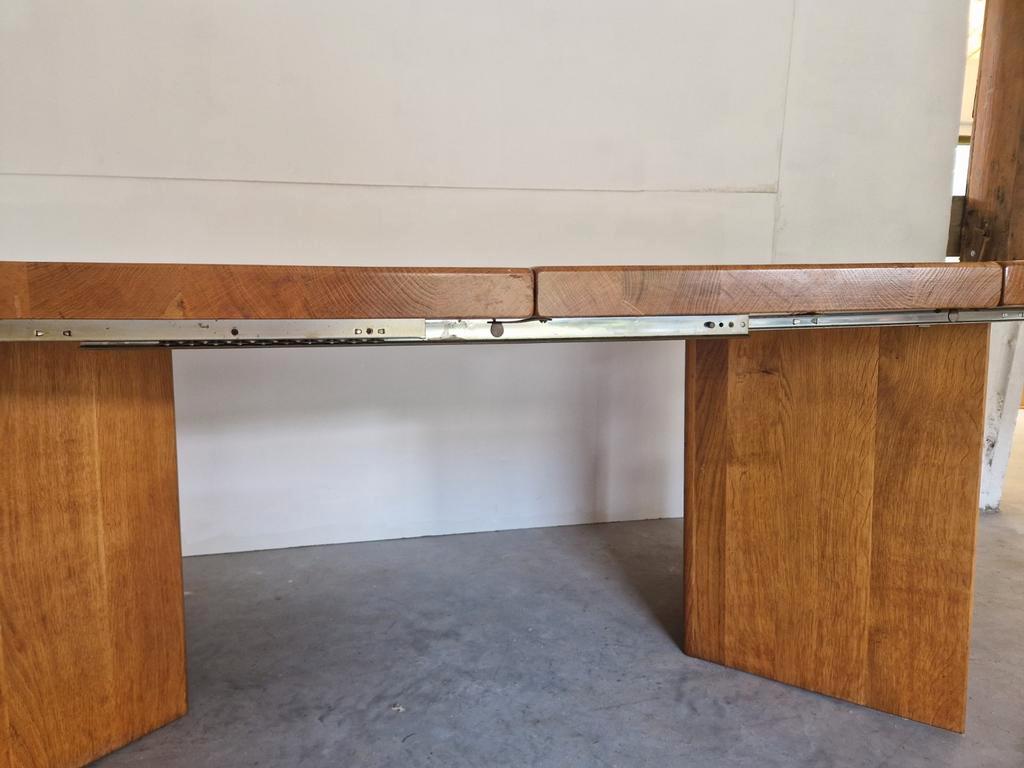 Vintage Massief Houten Uitschuifbare Eettafel Xl Design image 5