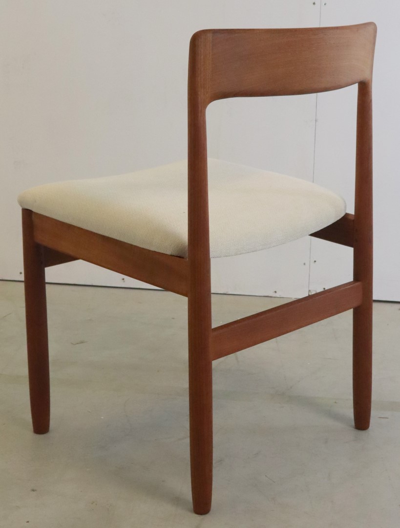 Set 6 A. Younger Stoelen Eetkamerstoelen Vintage Reupholstered image 11