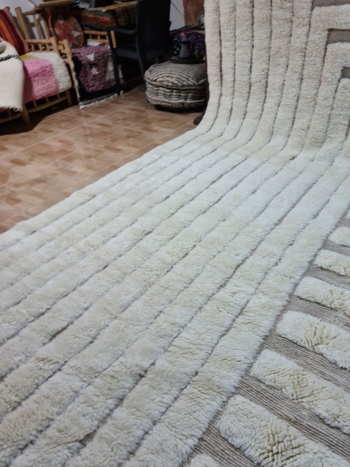 Luxe Marokkaans Berber Mrirt Tapijt 400X300 Cm - Hoogwaardige 100% Wol, Handgemaakt image 10