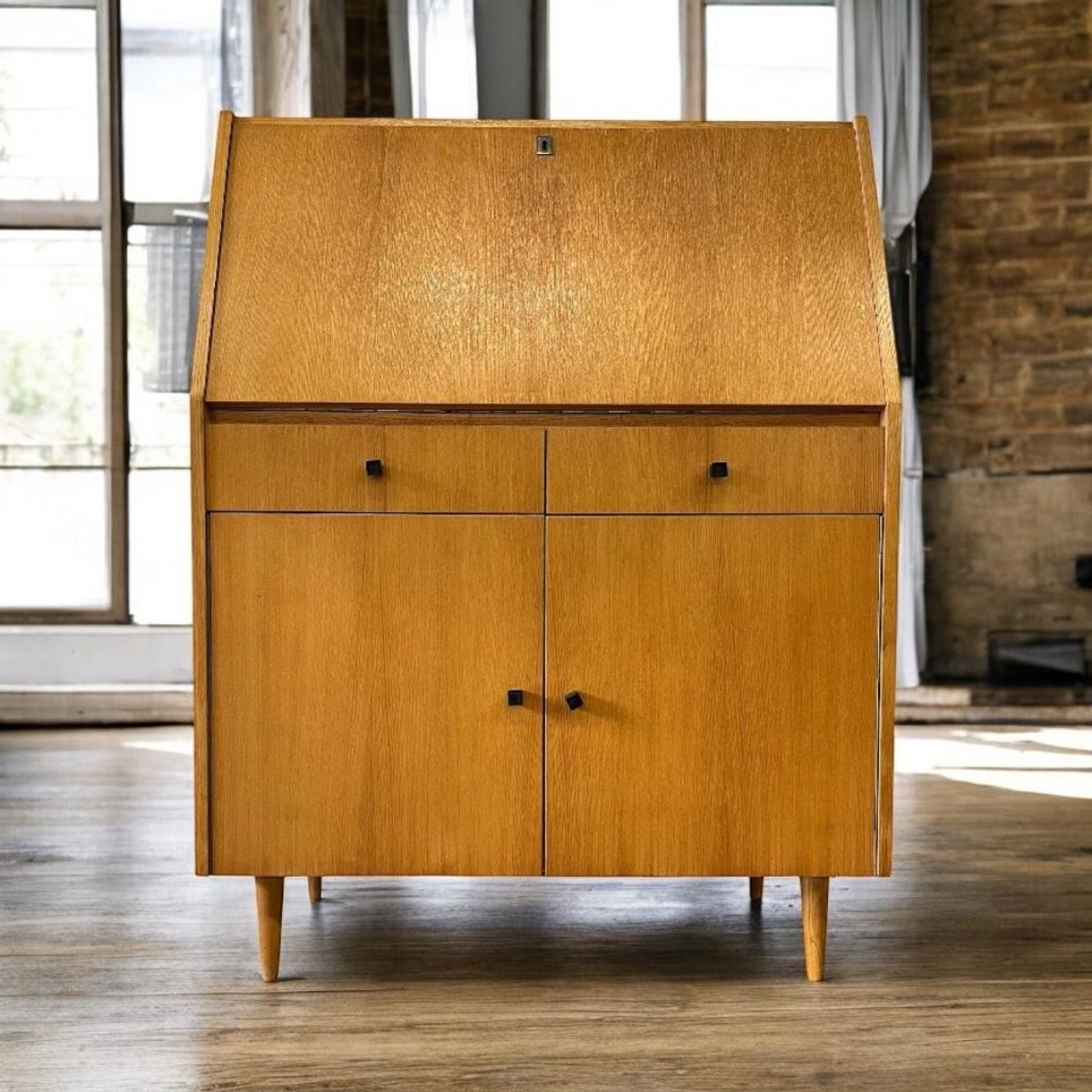 Vintage Kast / Secretaire / Barkast image 2