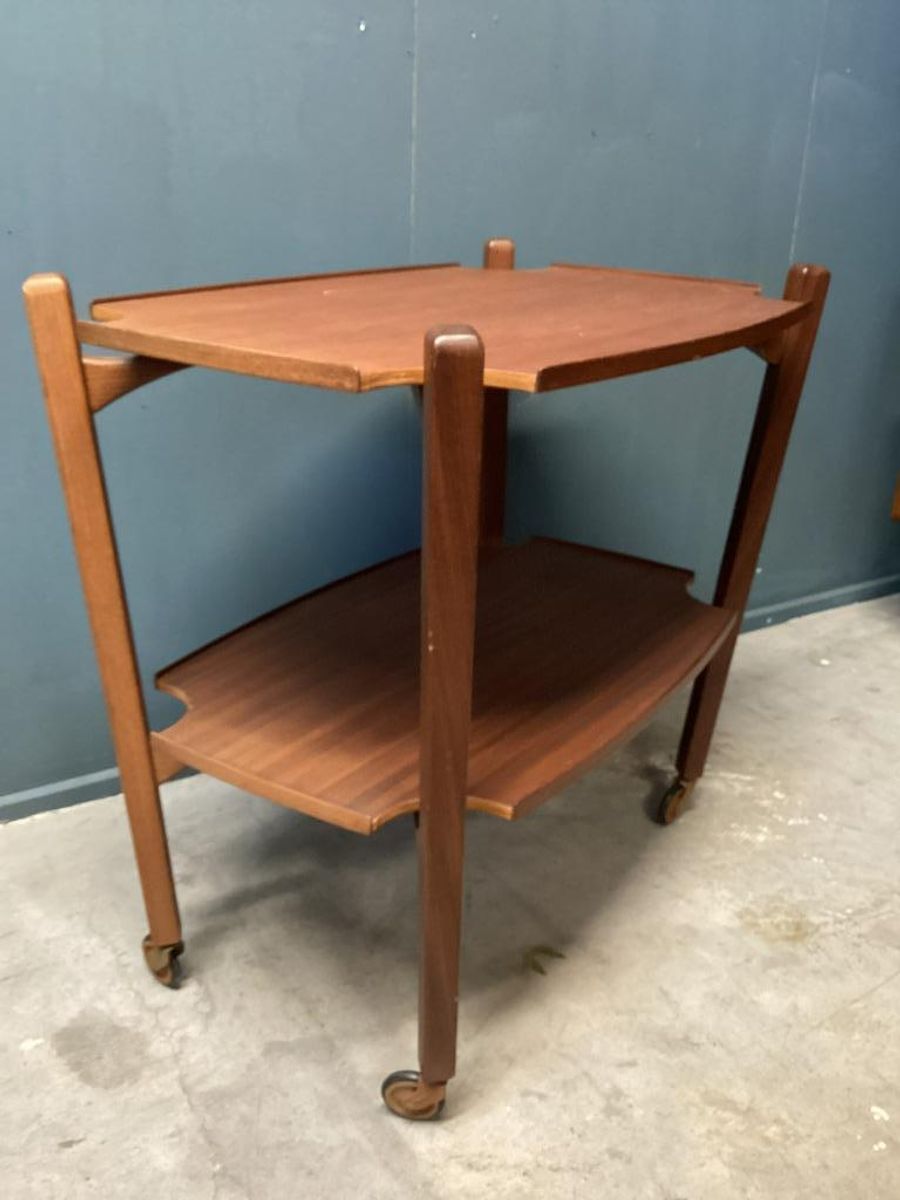 Teak Serveerwagen image 5