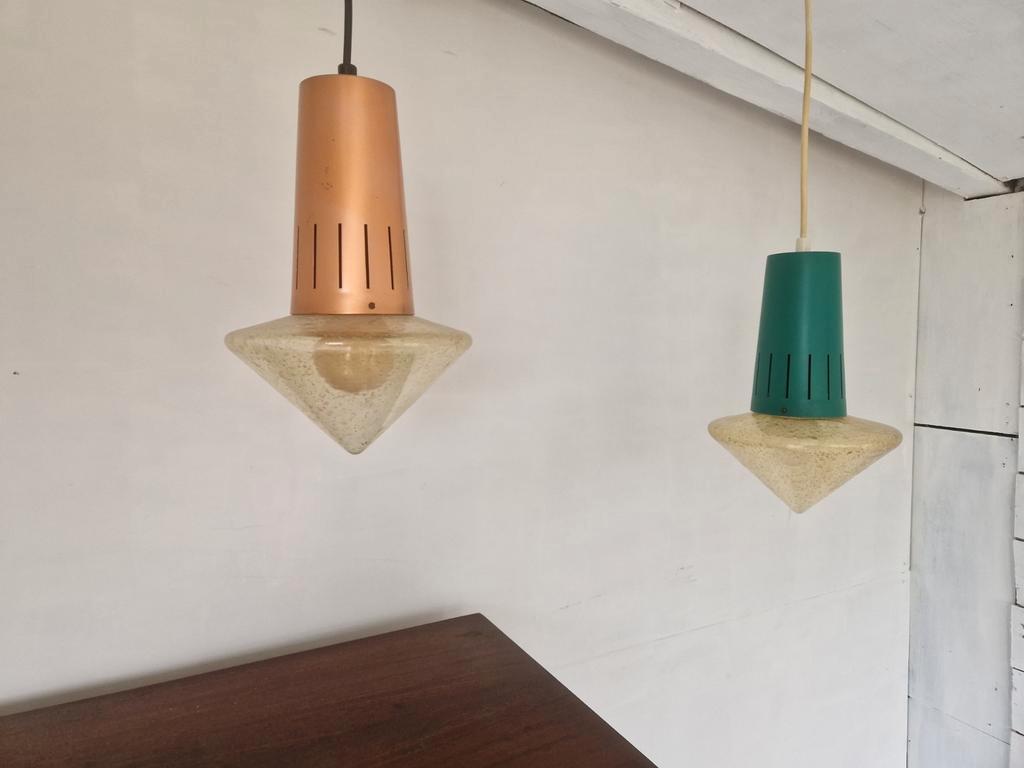 2 Vintage Philips Atomic Age Hanglampen image 3
