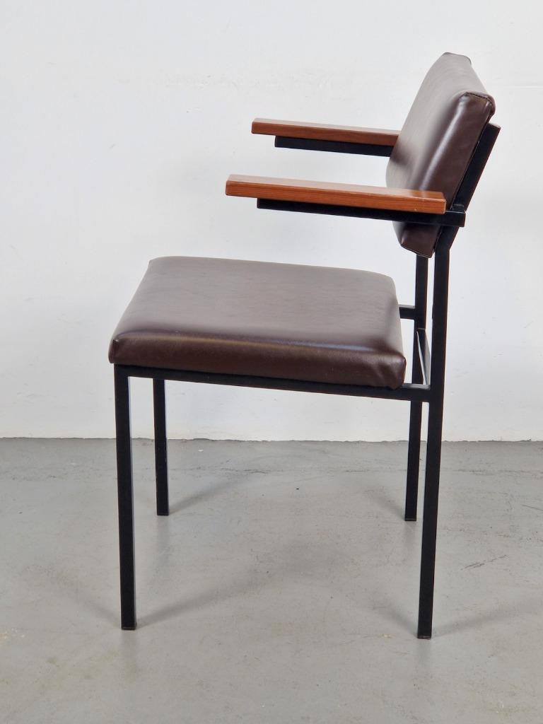 Vintage Stoel Se 21 Spectrum Martin Visser ‘60 Tubular Teak image 9