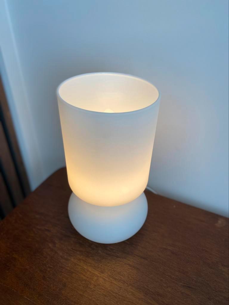Vintage Ikea Design Lamp Lykta - Wit Melkglas image 10