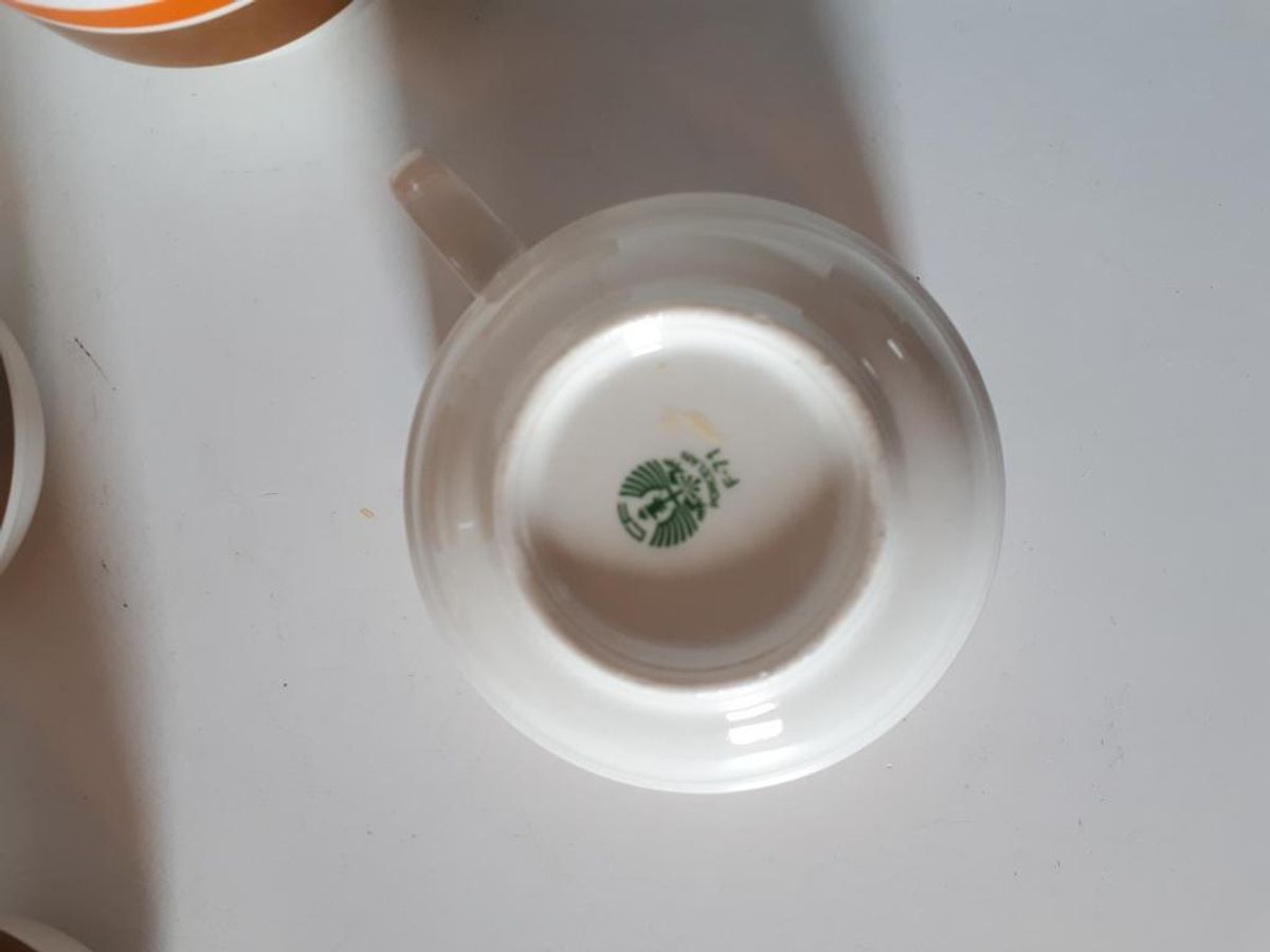 * Jaren 70 Vintage Soep Mokken Soepkommen 70's Servies image 4