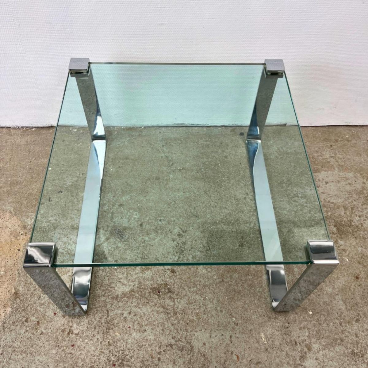 Midcentury Design Bijzet- Of Salontafel Glas Draenert, 1022 image 5