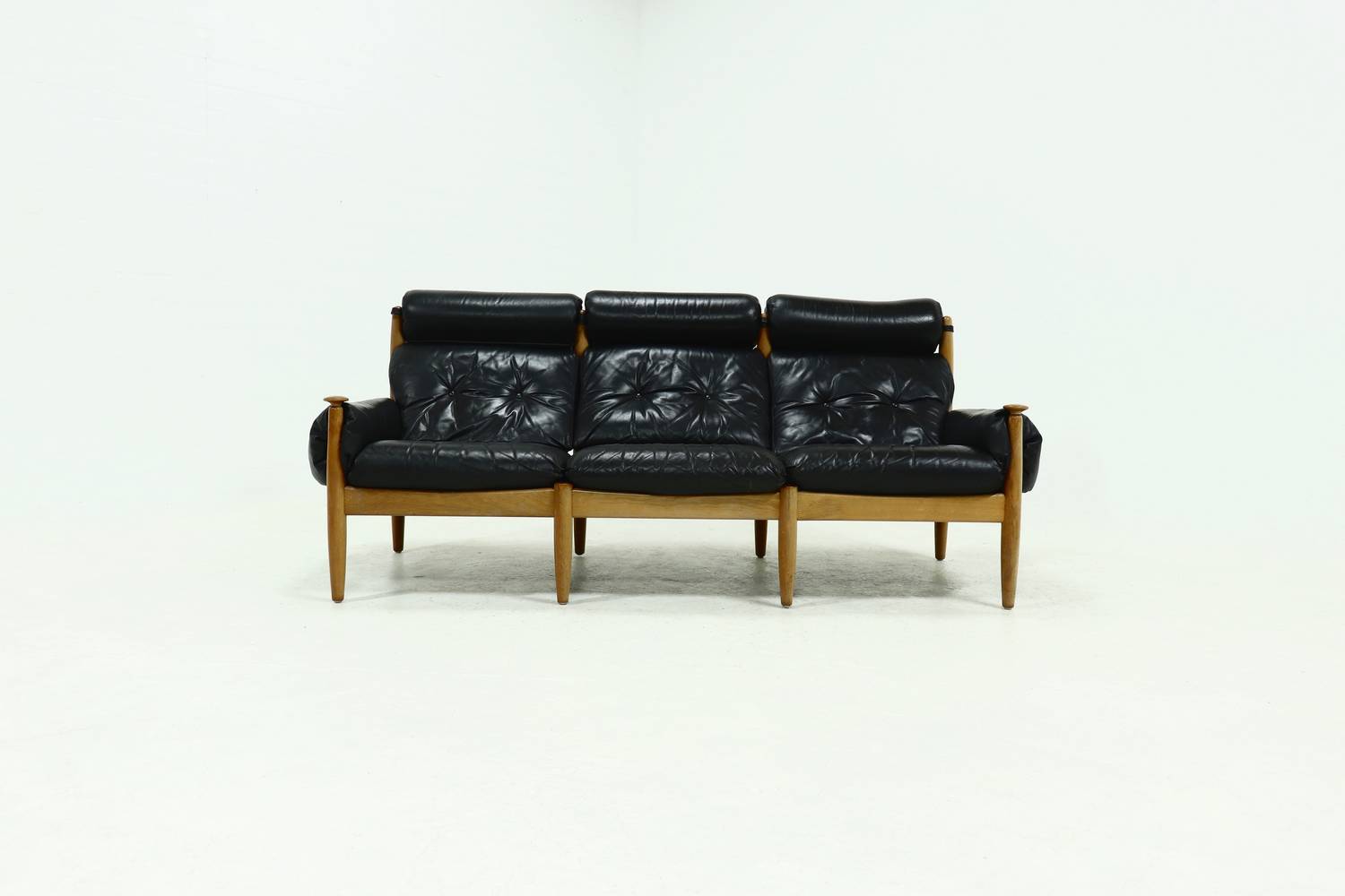 Scandinavian Three Seater Sofa By Eric Merthen For Ire Möbler 1960s image 4