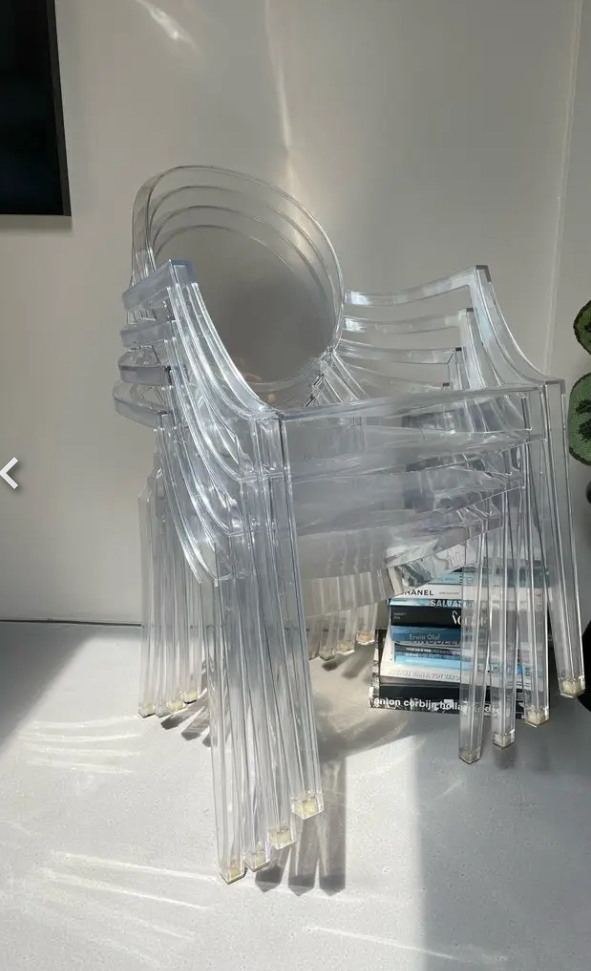 4x Louis Ghost Chair | Kartell Van Philippe Starck image 8