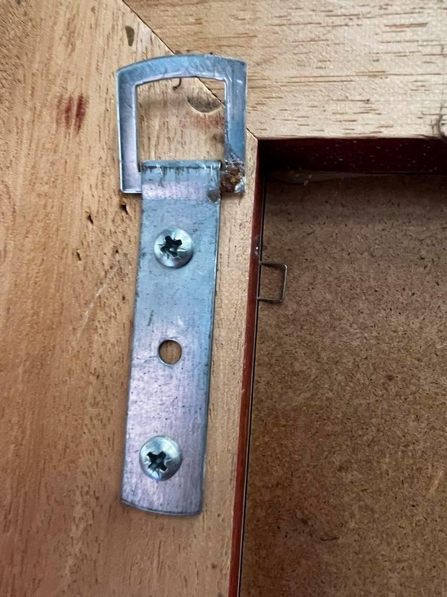 Vintage Geslepen Spiegel In Houten Kader In Het Goud image 3