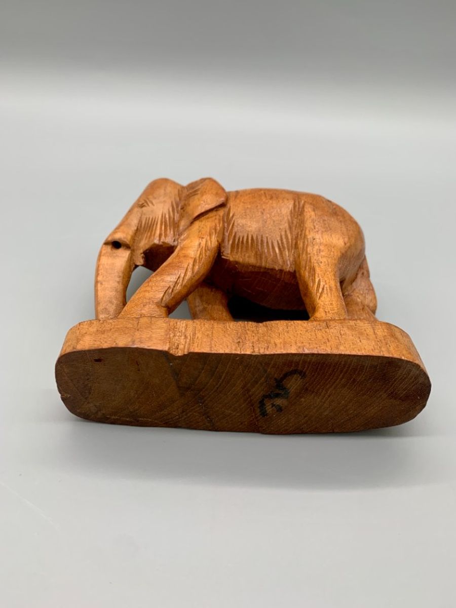 Vintage Houten Olifant Handwerk image 4