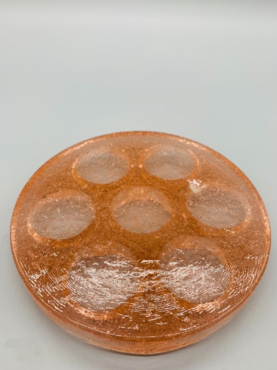 Vintage Roze Glas Waxinelichthouder image 6