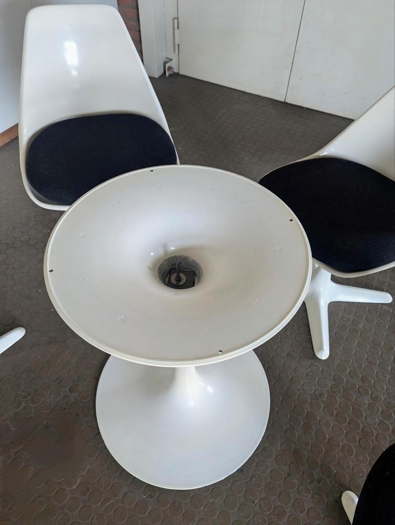 5 Vintage Arkana Tulipe Stoelen- Maurice Burke image 20
