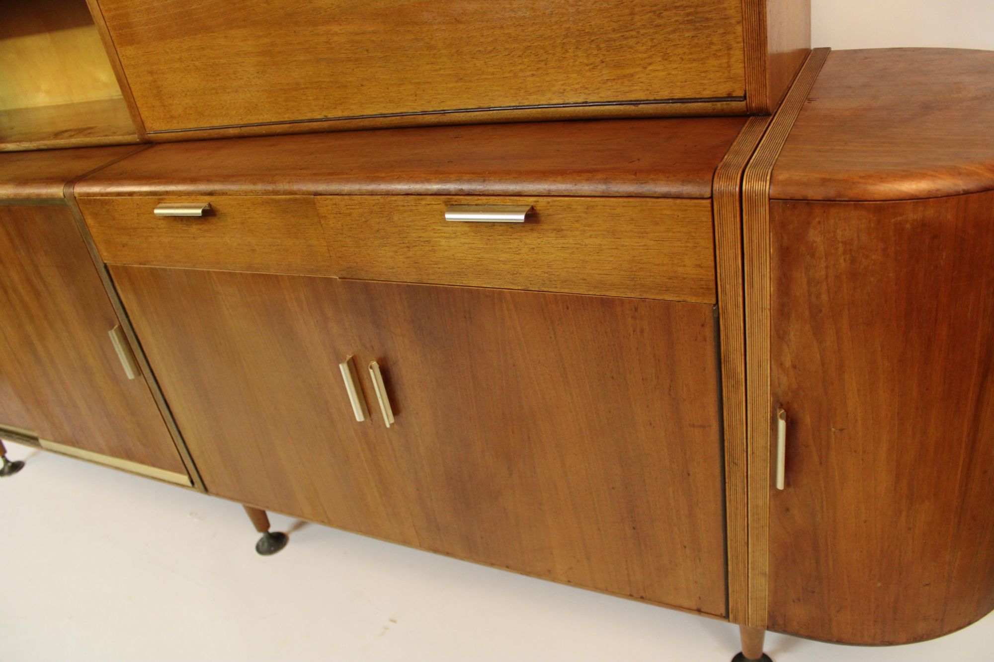 Mid-century Wandmeubel / Highboard / Dressoir – A.a. Patijn / Zijlstra – Jaren ’50 image 7