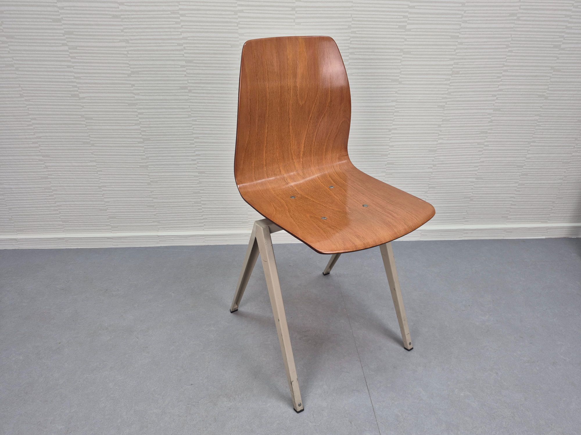 Galvanitas S22. Vintage Schoolstoel, Stapelbaar. image 2